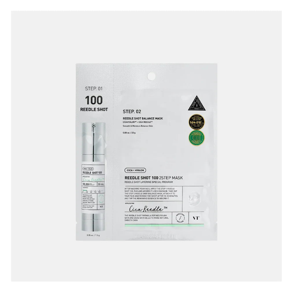VT COSMETICS Mild Reedle Shot 100 2-Step Mask