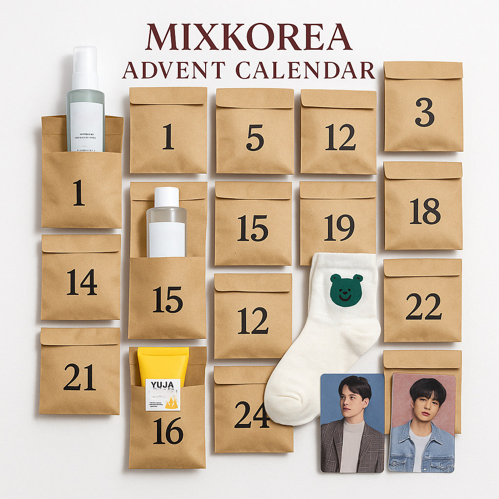 Magic Korea Calendario – 24 giorni | Skincare e K-drama/K-pop Idol Photocard