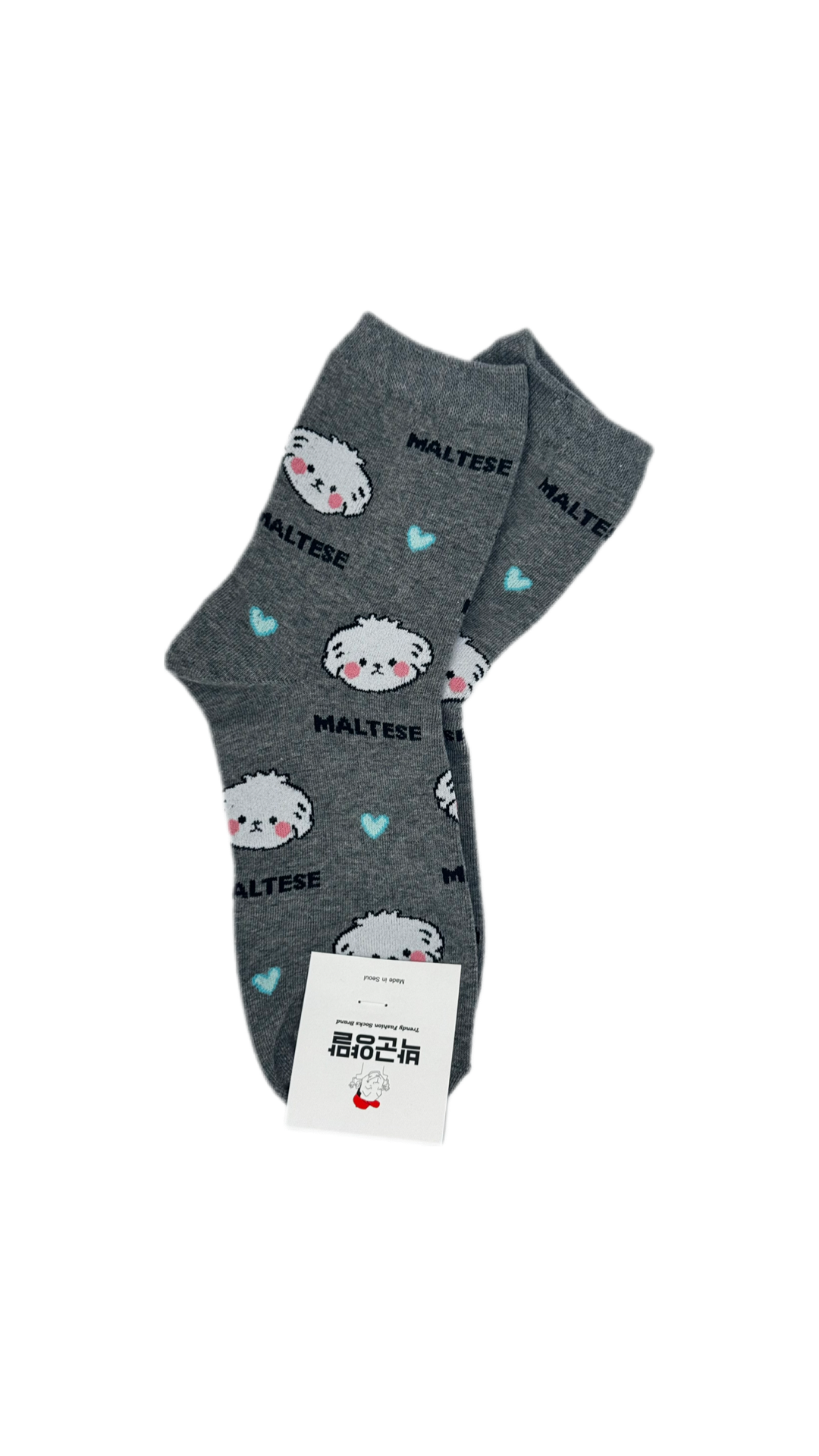 K-Calzini donna grigi cute