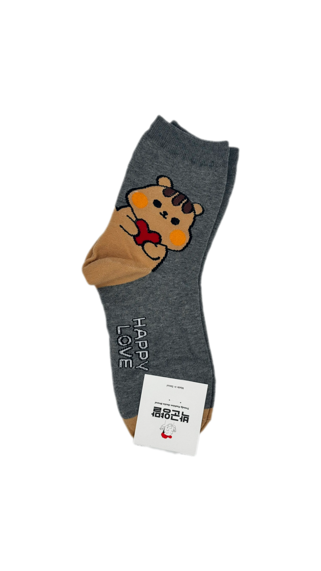 K-Calzini donna grigi cute