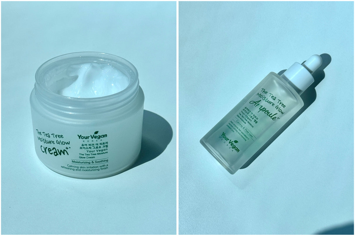🌿 Set Tea Tree Equilibrio & Idratazione – Ampoule + Crema | Your Vegan