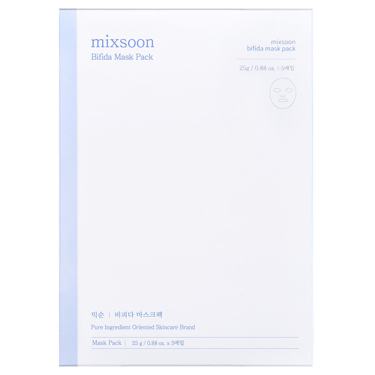 Mixsoon Bifida Mask Pack- 5 Maschere viso coreane