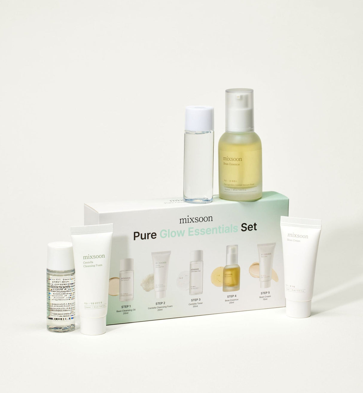 Mixsoon Pure Glow Essential Set – Skincare Coreana per Pelle Luminosa e Uniforme