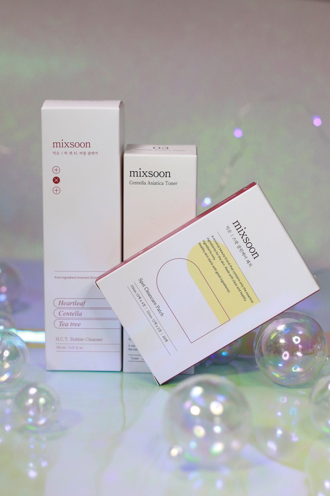 Set Anti-Imperfezioni Mixsoon – Detergente, Tonico e Patch per Pelli Acneiche, Sensibili e Reattive