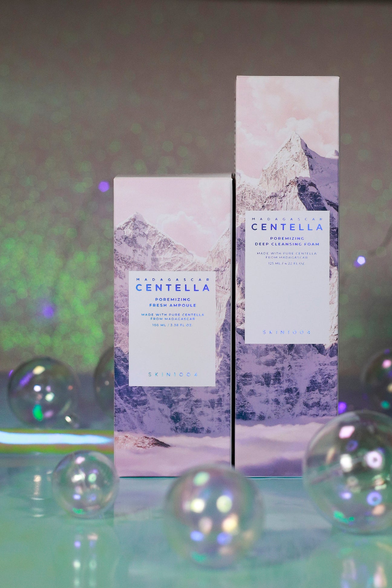 Set Skincare Purificante al Sale Rosa – Detergente + Fiala Minimizzante Pori per Pelle Liscia, Tonica e Senza Imperfezioni