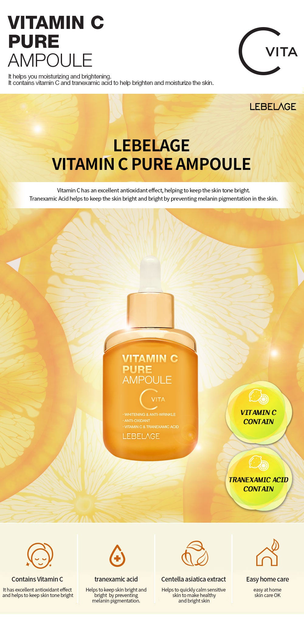 Vitamin C Pure Ampoule – Lebelage