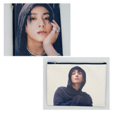 Pochette multiuso con zip – stampa attori e idol coreani 19X15