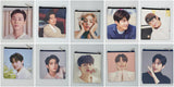 Pochette multiuso con zip – stampa attori e idol coreani 12,5 × 11,5 cm