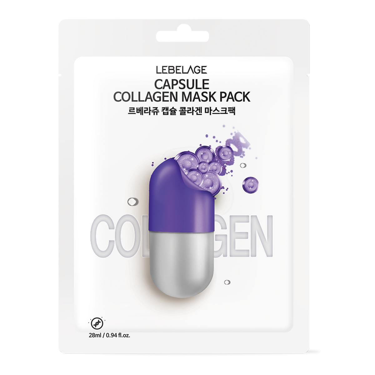 Lebelage Dr. Capsule Collagen Mask Pack- 10 maschere monouso x 25 ml