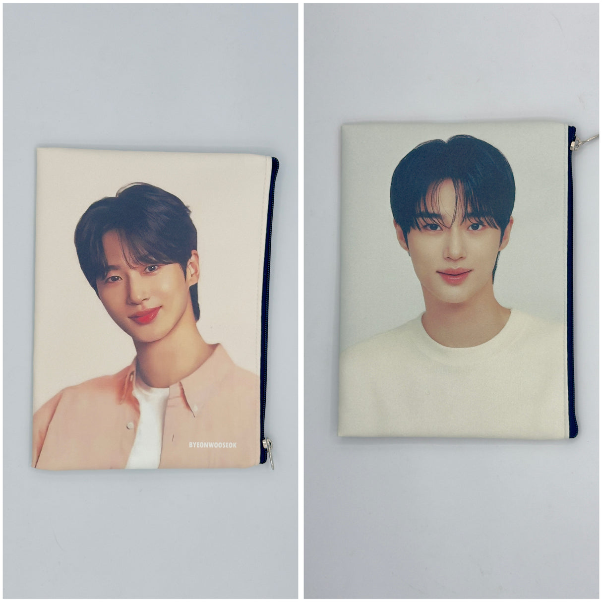 Pochette multiuso con zip – stampa attori e idol coreani 19X15