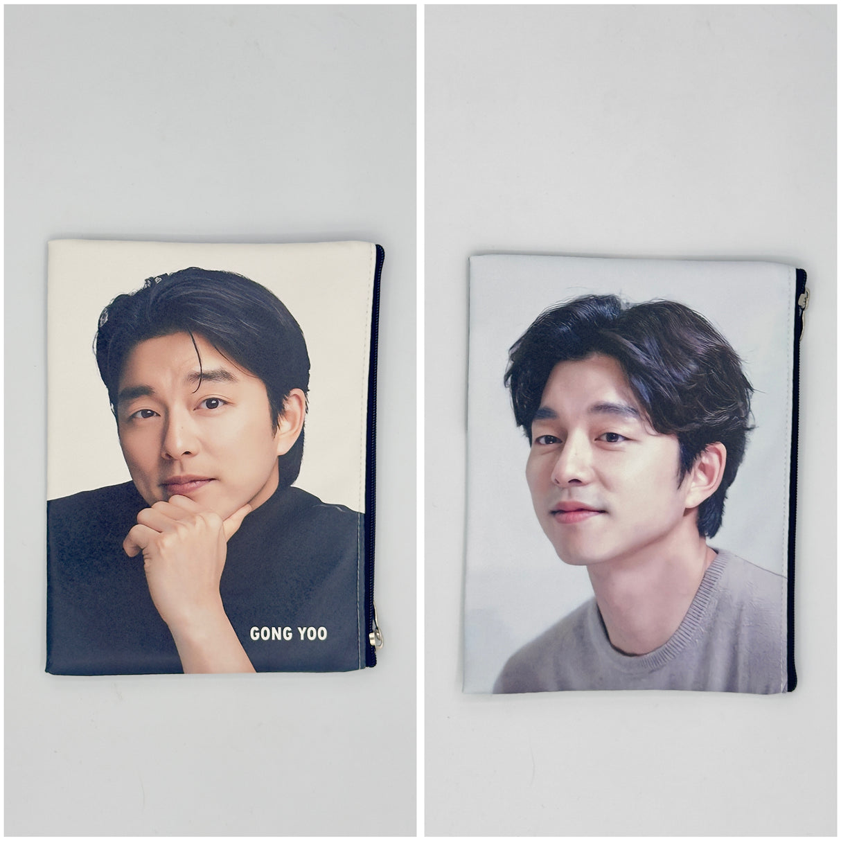 Pochette multiuso con zip – stampa attori e idol coreani 19X15