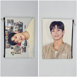 Pochette multiuso con zip – stampa attori e idol coreani 19X15