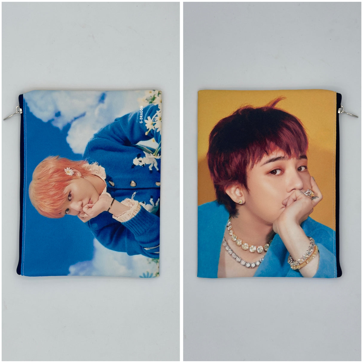 Pochette multiuso con zip – stampa attori e idol coreani 19X15