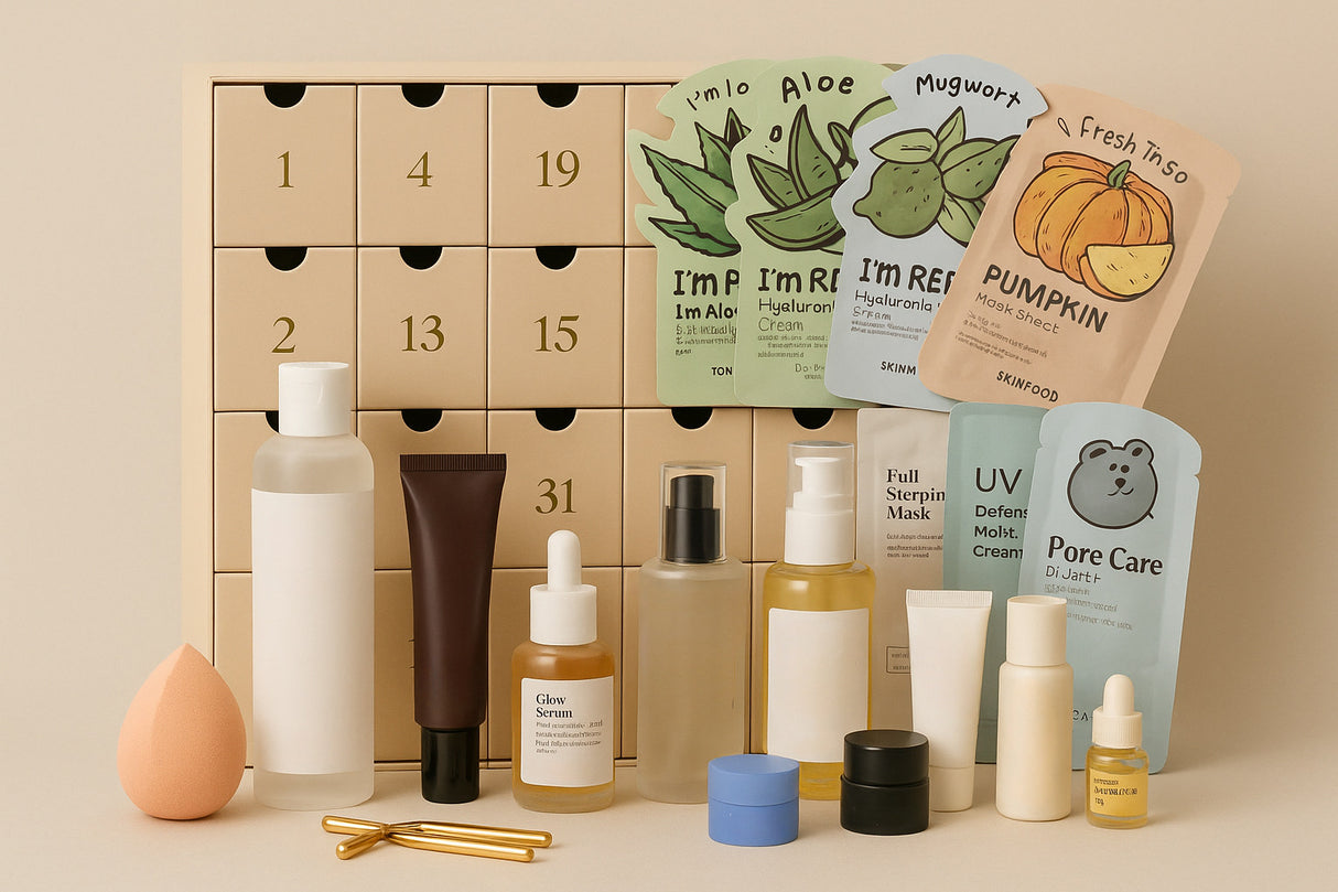 Calendario dell’Avvento – 24 Giorni di Skincare Coreana Full e Mini size