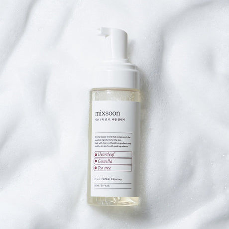 Mixsoon HCT Bubble Cleanser flacone bianco su sfondo bianco 