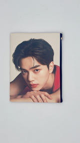 Pochette multiuso con zip – stampa attori e idol coreani 19X15