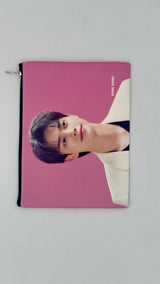 Pochette multiuso con zip – stampa attori e idol coreani 19X15