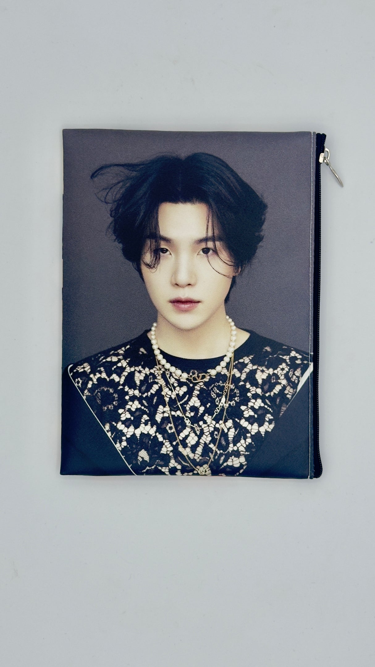 Pochette multiuso con zip – stampa attori e idol coreani 19X15