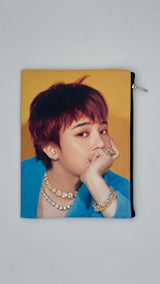 Pochette multiuso con zip – stampa attori e idol coreani 19X15