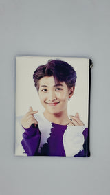 Pochette multiuso con zip – stampa attori e idol coreani 19X15