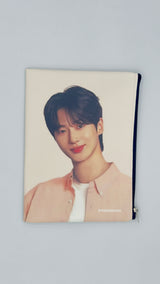 Pochette multiuso con zip – stampa attori e idol coreani 19X15