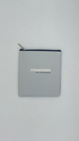 Pochette multiuso con zip – stampa attori e idol coreani 12,5 × 11,5 cm