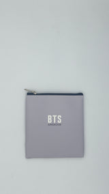 Pochette multiuso con zip – stampa attori e idol coreani 12,5 × 11,5 cm