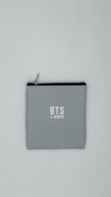 Pochette multiuso con zip – stampa attori e idol coreani 12,5 × 11,5 cm