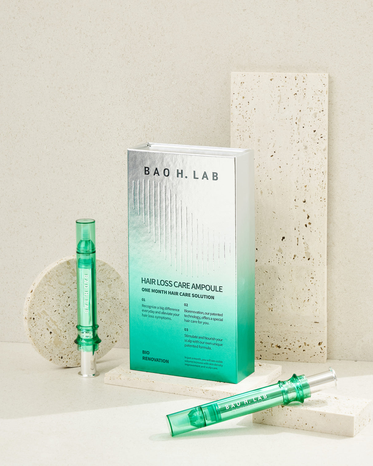 BAO H. LAB Hair Loss Care Ampoule- Siero Anticaduta Capelli, Attivatore di Crescita