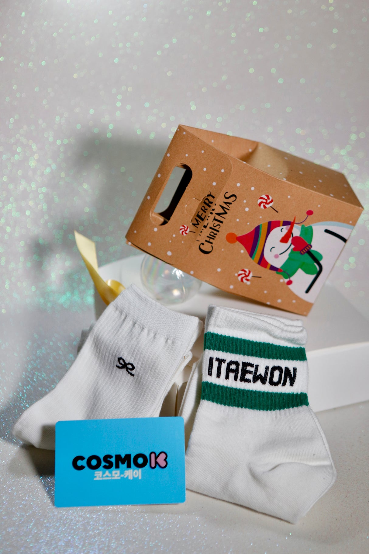 Calzini ITAEWON & Ribbon – Christmas CosmoK Gift Set