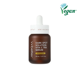 Vvbetter Dark Spot Solution Vita C TRX Serum siero viso anti macchie illuminante con vitamina C in flacone vetro ambrato con pipetta
