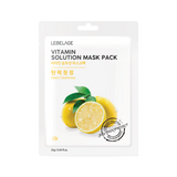 🍋 Lebelage Vitamin Solution Mask Pack – Maschera Illuminante al Limone